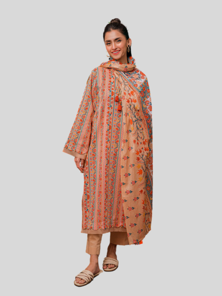 Nishat 3-PC Printed Unstitched Lawn Suit