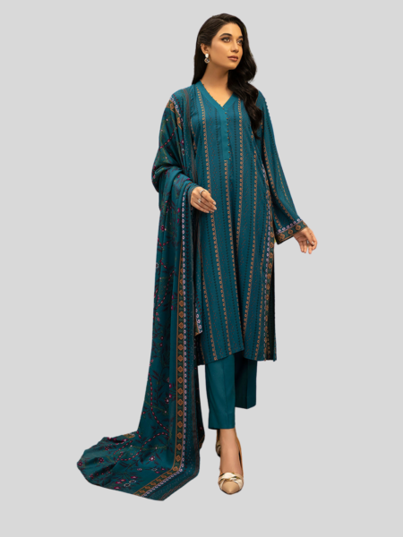 Nishat 3-PC Printed Unstitched Lawn Suit