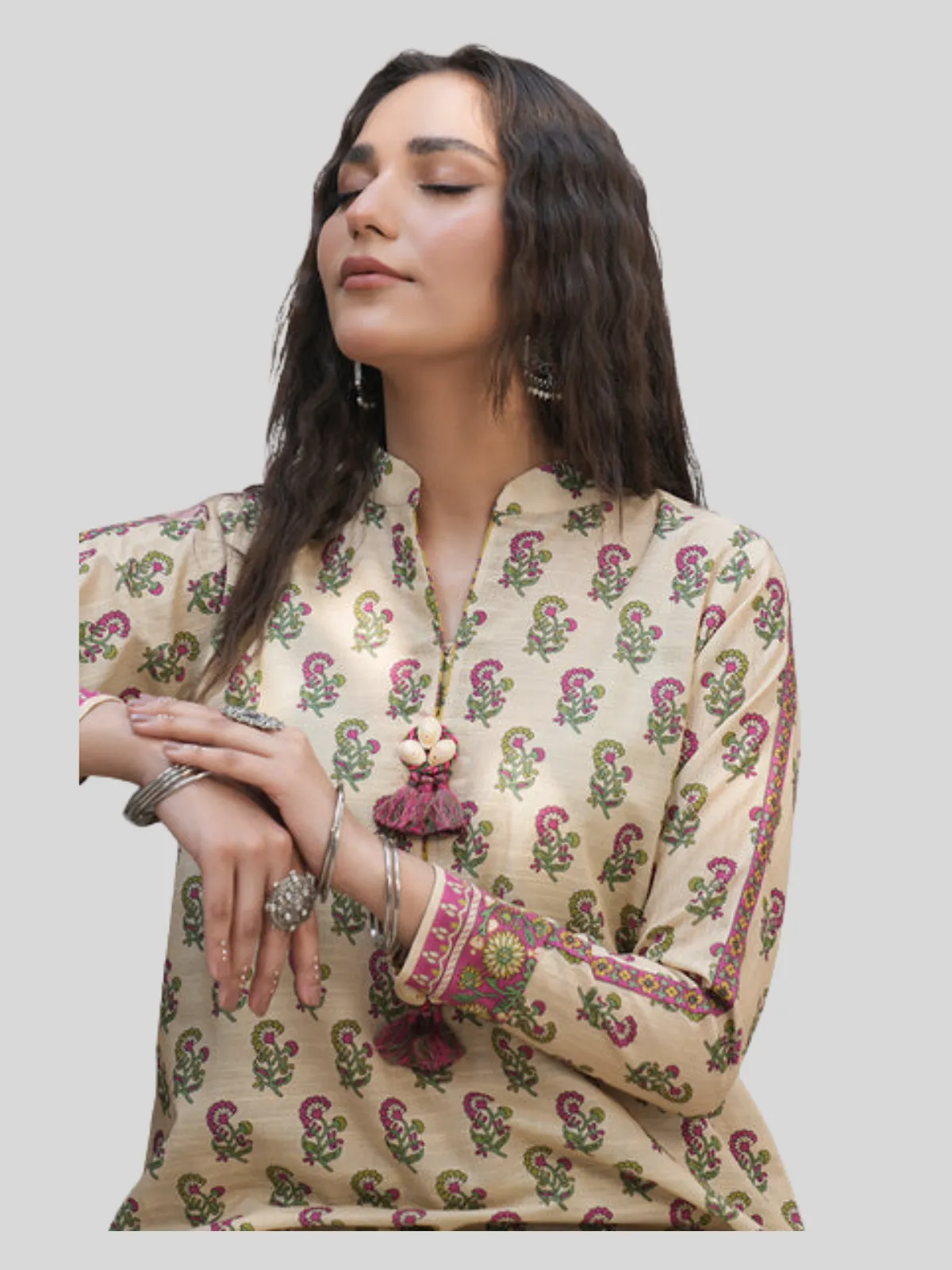 Zellbury 2-Pc Winter Unstitched Khaddar Suit - Image 3