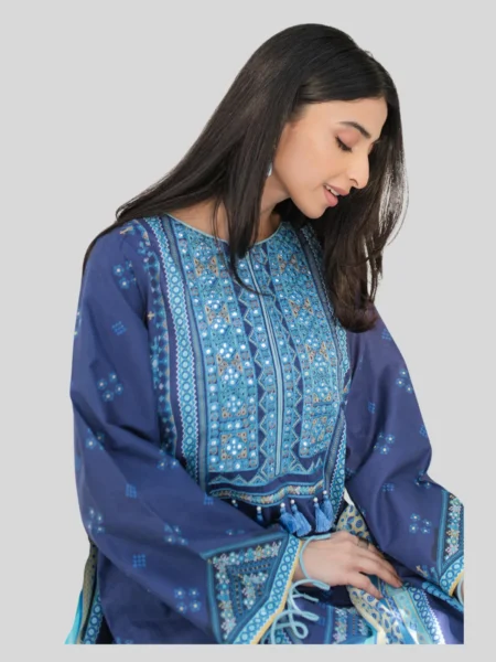Zellbury 3-PC Digital Printed Unstitched Lawn Suit