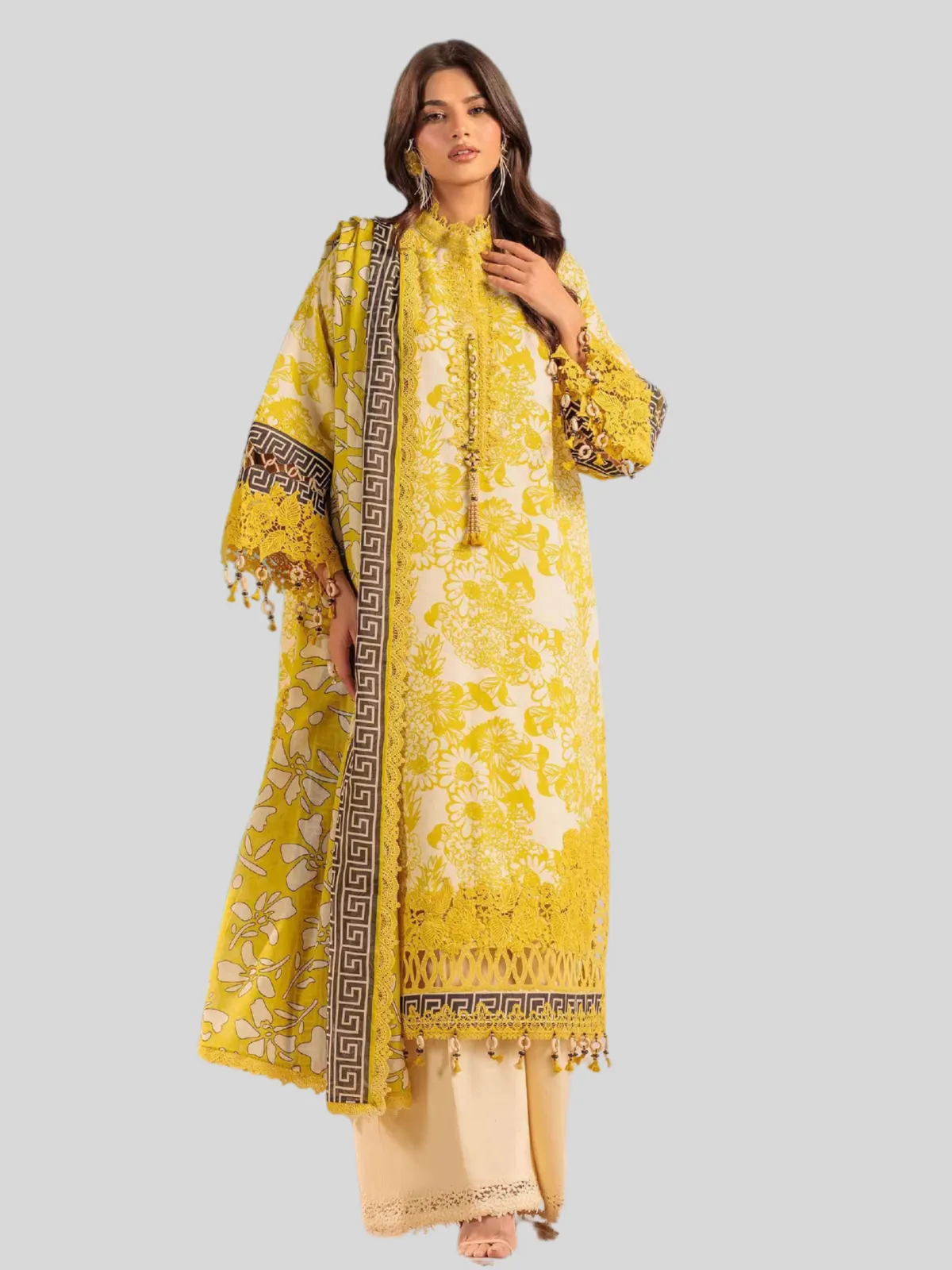 Bonanza Satrangi 3-pc Unstitched Lawn - Image 2