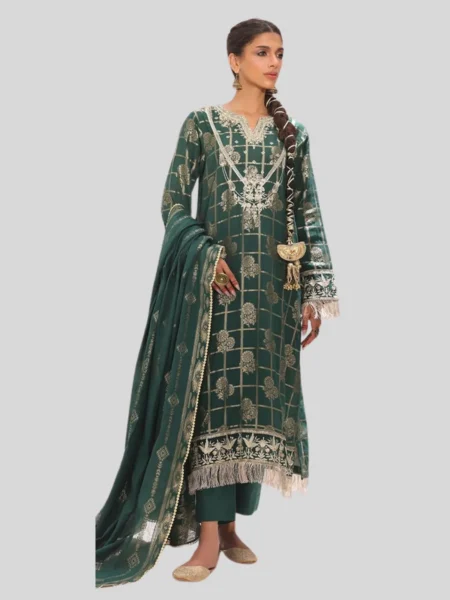 Zellbury 3-PC Digital Printed Unstitched Lawn Suit
