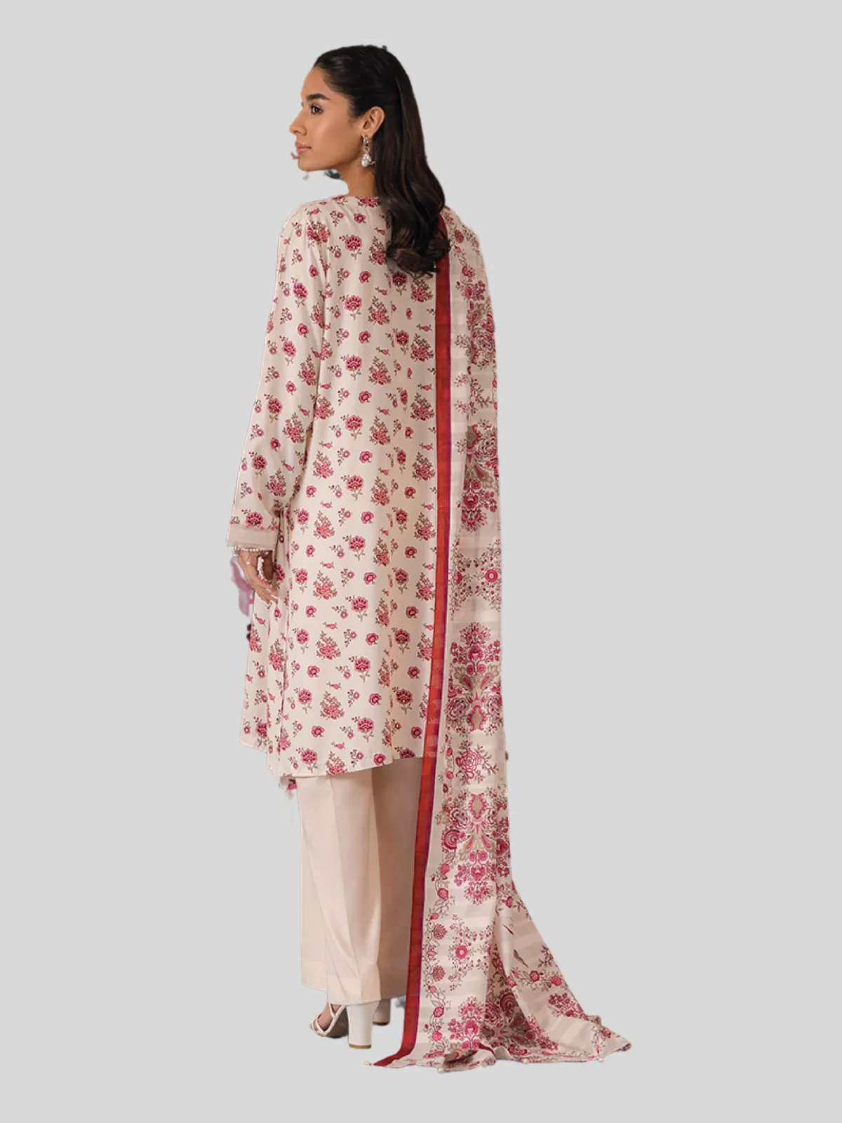 Nishat 3-PC Printed Unstitched Lawn Suit - Image 2