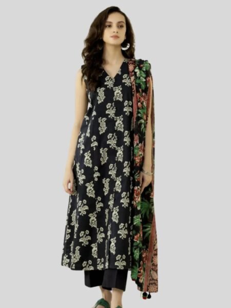 Sapphire 3-PC Printed Unstitched Lawn Suit