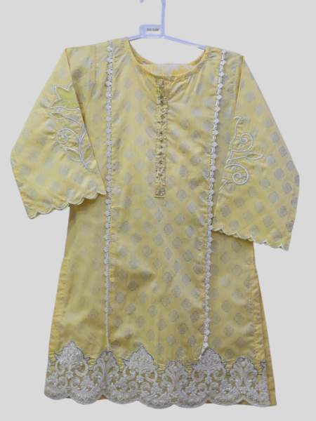 Girl's Embraided 3-Pc Stitched Suit