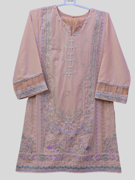 Girl's Embraided 3-Pc Stitched Suit