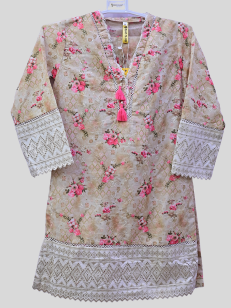 Girl's Embraided 3-Pc Stitched Suit