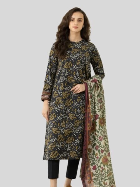 Sapphire 3-PC Printed Unstitched Lawn Suit