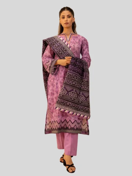 Zellbury 3-PC Digital Printed Unstitched Lawn Suit