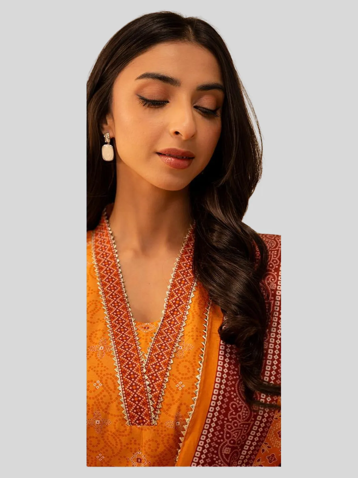 Zellbury 3-PC Digital Printed Unstitched Lawn Suit - Image 2