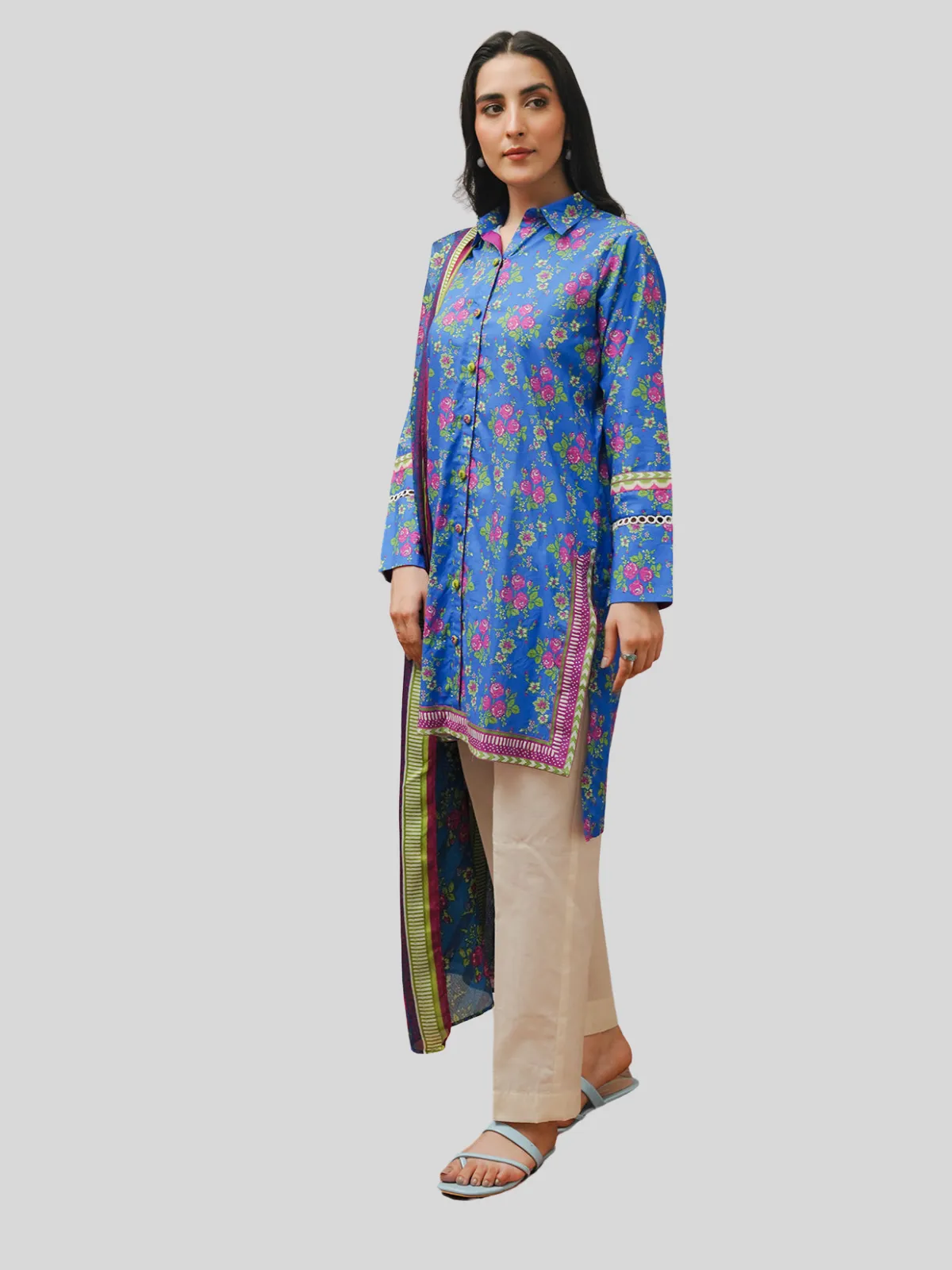 Zellbury 2-Pc Cambric Suit