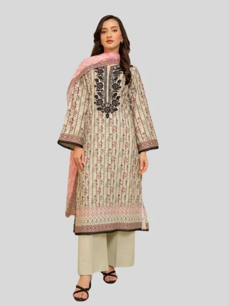 Zellbury 2-PC Digital Printed Unstitched Lawn Suit