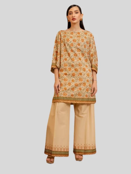 Zellbury 2-PC Digital Printed Unstitched Lawn Suit