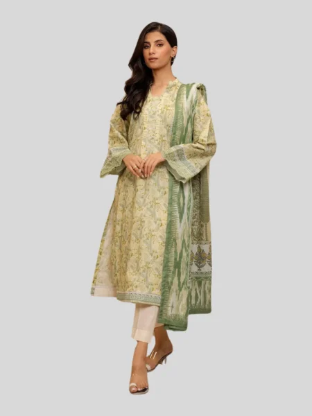 Zellbury 2-PC Digital Printed Unstitched Lawn Suit