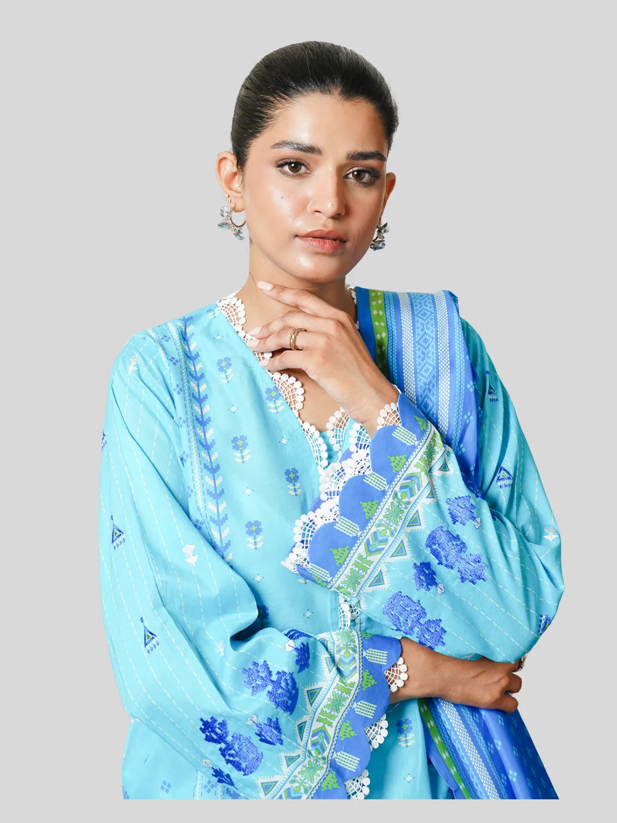 Zellbury 2-Pc Cambric Suit