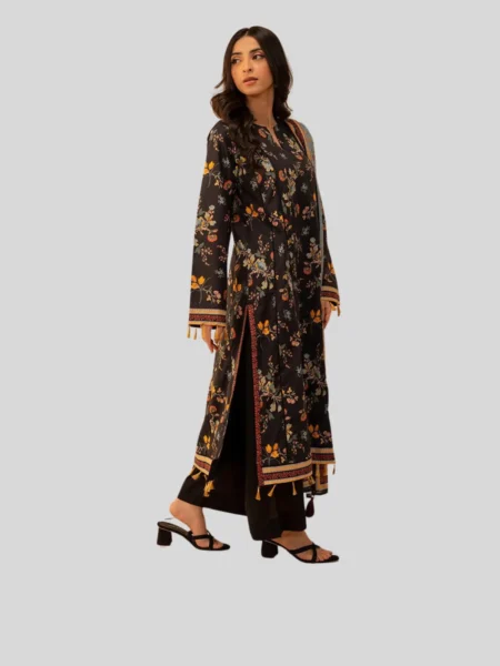 Zellbury 2-PC Digital Printed Unstitched Lawn Suit