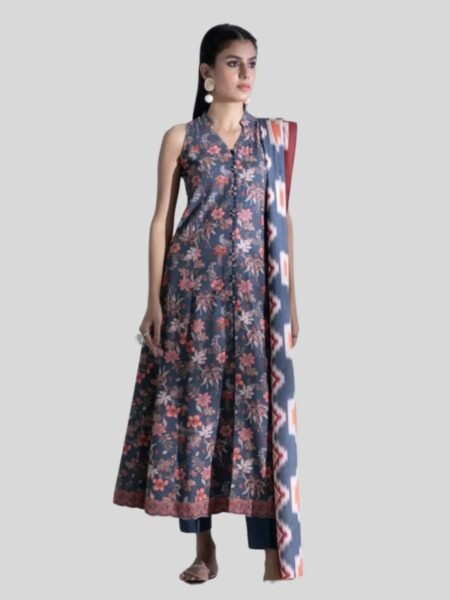 Sapphire 3-PC Printed Unstitched Lawn Suit