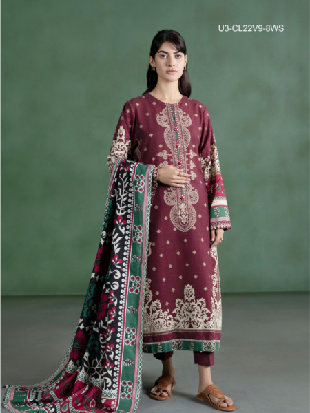 Sapphire Vol 3 Printed Unstitched 3-PC Lawn Suit