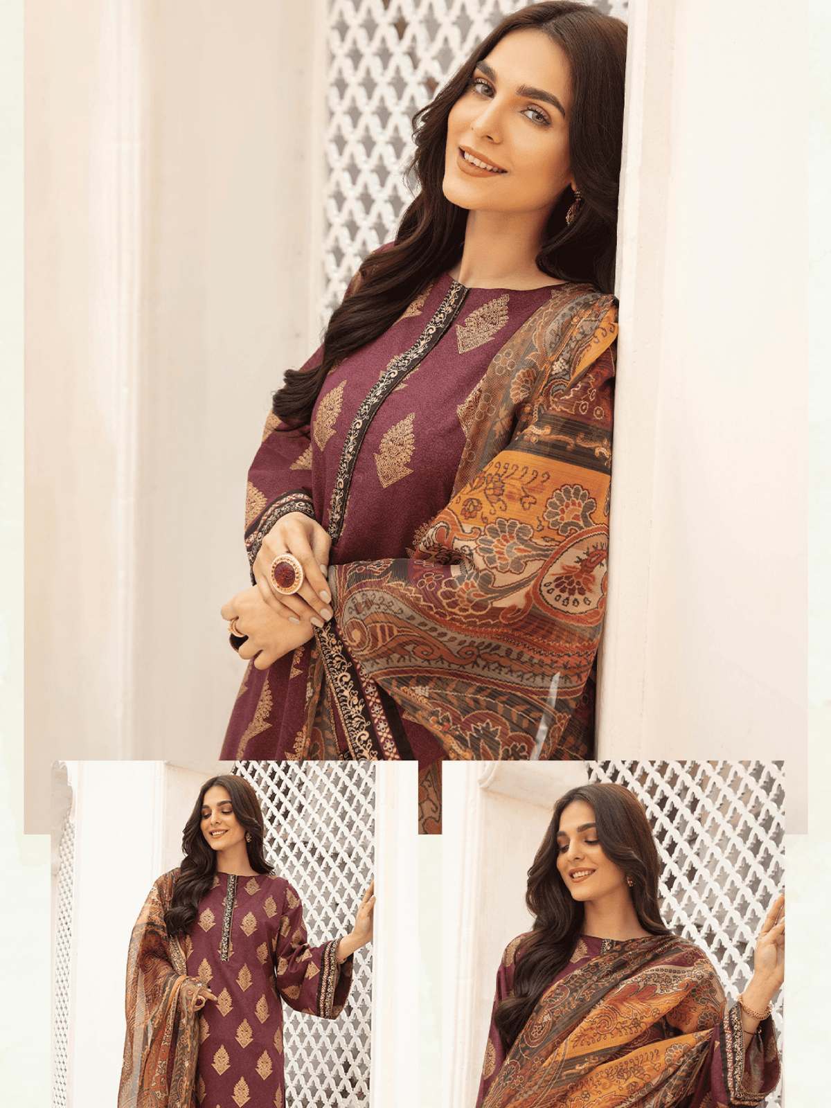 NISHAT 🌙EID COLLECTION (Eid sy pehly Eid) Nishat Vol.5 Printed Unstitched 3-PC Lawn Suit (LIMITED OFFER) - Image 2