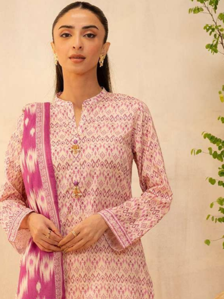 Zellbury 3-PC Digital Printed Unstitched Lawn Suit