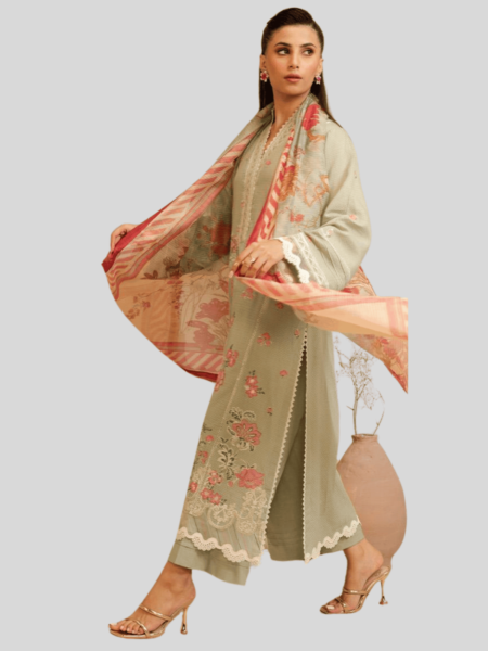 Zellbury 3-PC Digital Printed, Vol 4, Unstitched Lawn Suit, Last and Limited Stock