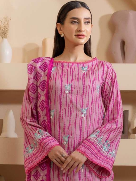 Zellbury 3-PC Digital Printed Unstitched Lawn Suit