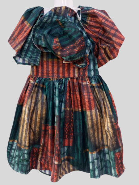 Baby's Frock With Summer Cap