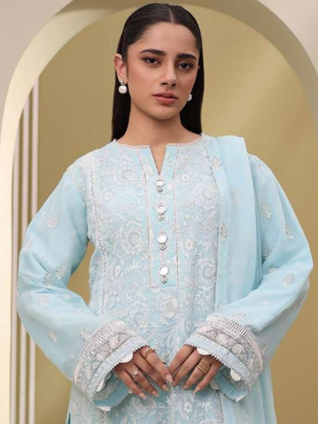 Zellbury 3-PC Digital Printed Unstitched Lawn Suit