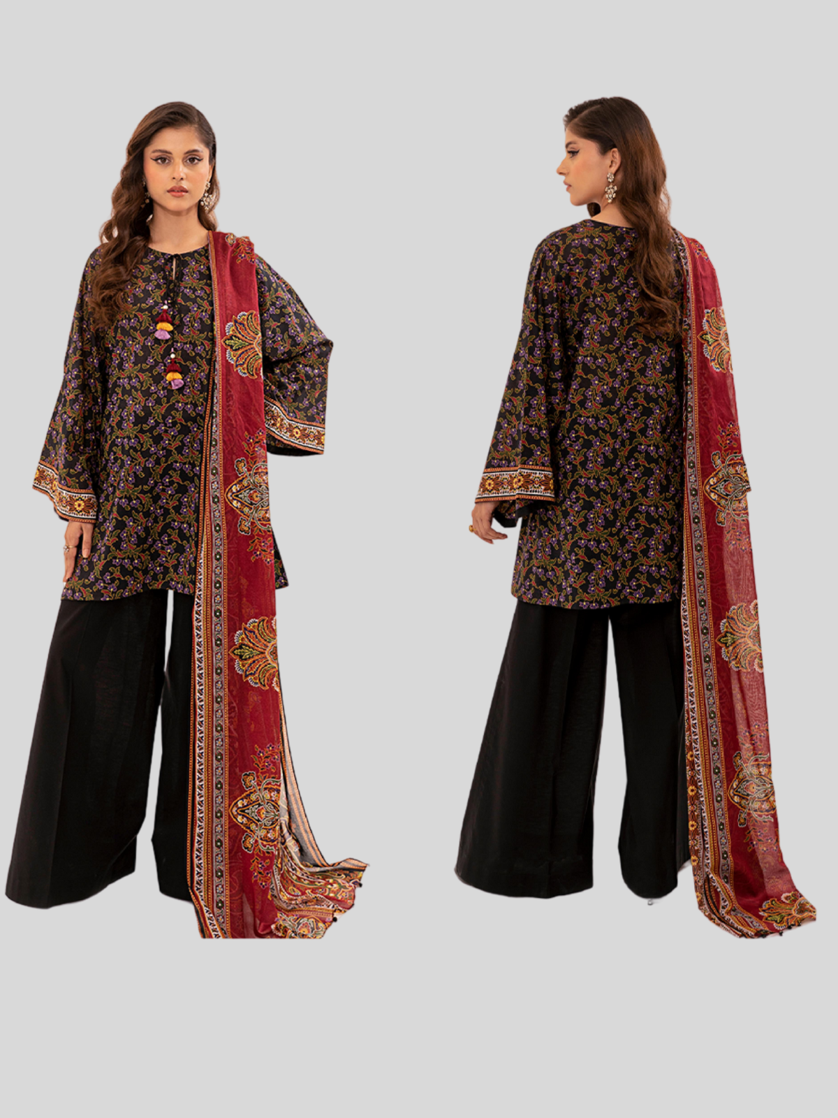 Nishat Vol 3 Printed Unstitched 3-PC Lawn Suit - Image 2