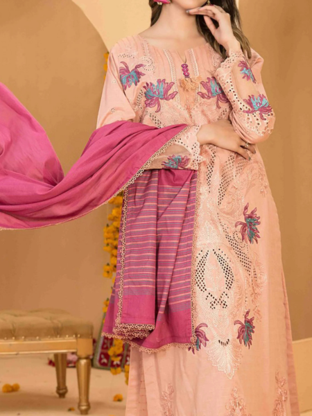 Zala By Tawakkal Unstitched 3 Piece Fancy Embroidered Lawn Collection