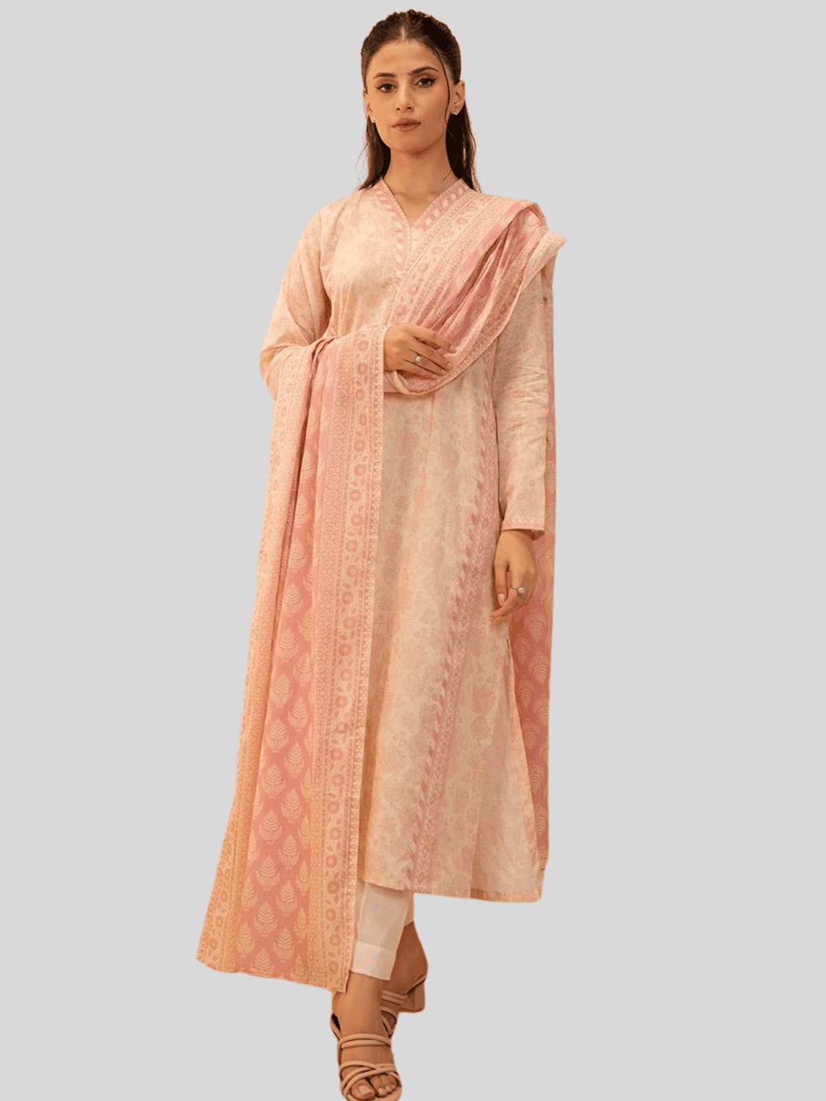 Zellbury 3-PC Digital Printed, Vol 4, Unstitched Lawn Suit, Last and Limited Stock - Image 2
