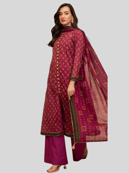 Zellbury 3-PC Digital Printed, Vol 4, Unstitched Lawn Suit, Last and Limited Stock