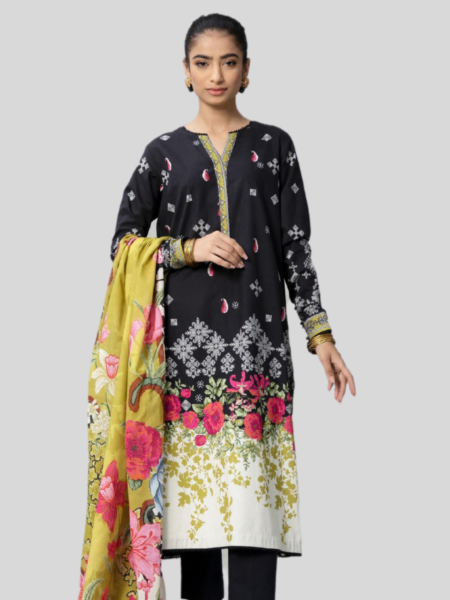 Sapphire Vol 3 Printed Unstitched 3-PC Lawn Suit