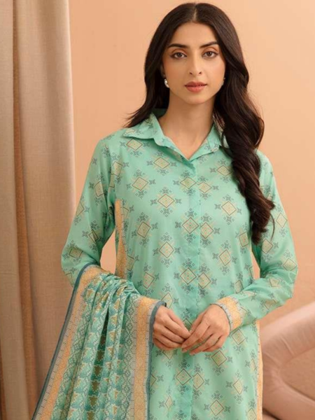 Zellbury 2-PC Digital Printed Unstitched Lawn Suit