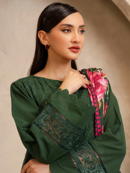 Zellbury 3-PC Digital Printed Unstitched Lawn Suit