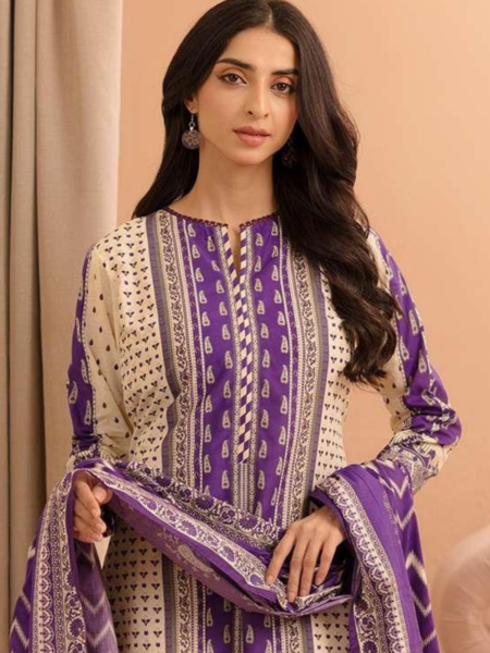 Zellbury 2-PC Digital Printed Unstitched Lawn Suit