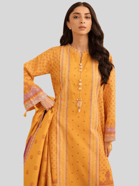 Zellbury 3-PC Digital Printed, Vol 4, Unstitched Lawn Suit, Last and Limited Stock