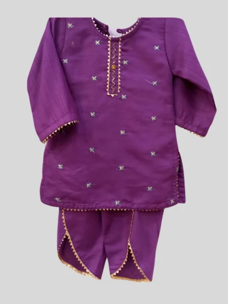 Baby’s 2-Pc Emb Suit