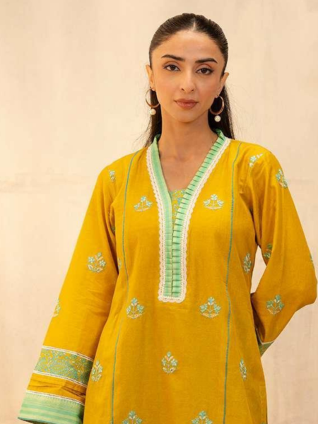 Zellbury 2-PC Digital Printed Unstitched Lawn Suit