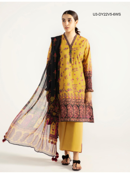 Sapphire Vol 3 Printed Unstitched 3-PC Lawn Suit