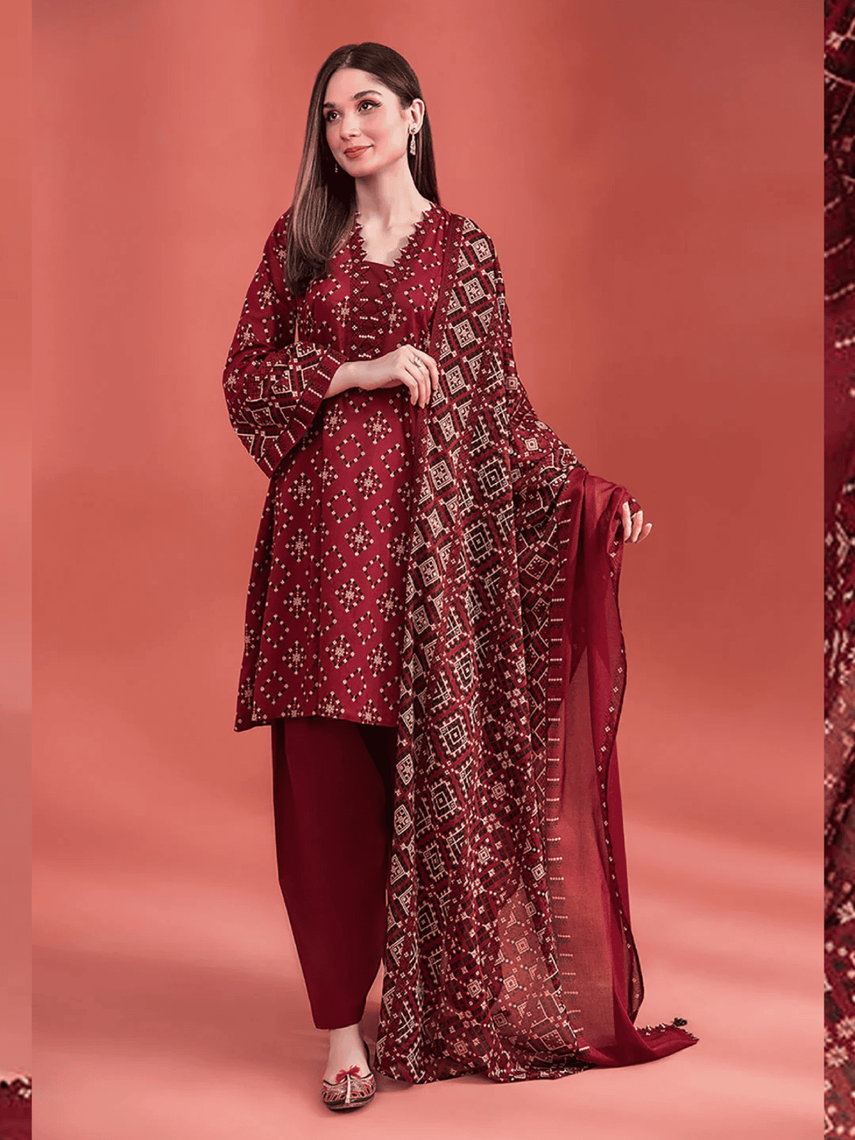 NISHAT 🌙EID COLLECTION (Eid sy pehly Eid) Nishat Vol.5 Printed Unstitched 3-PC Lawn Suit (LIMITED OFFER)