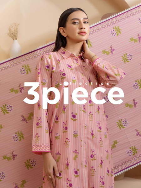 Zellbury 3-PC Digital Printed Unstitched Lawn Suit