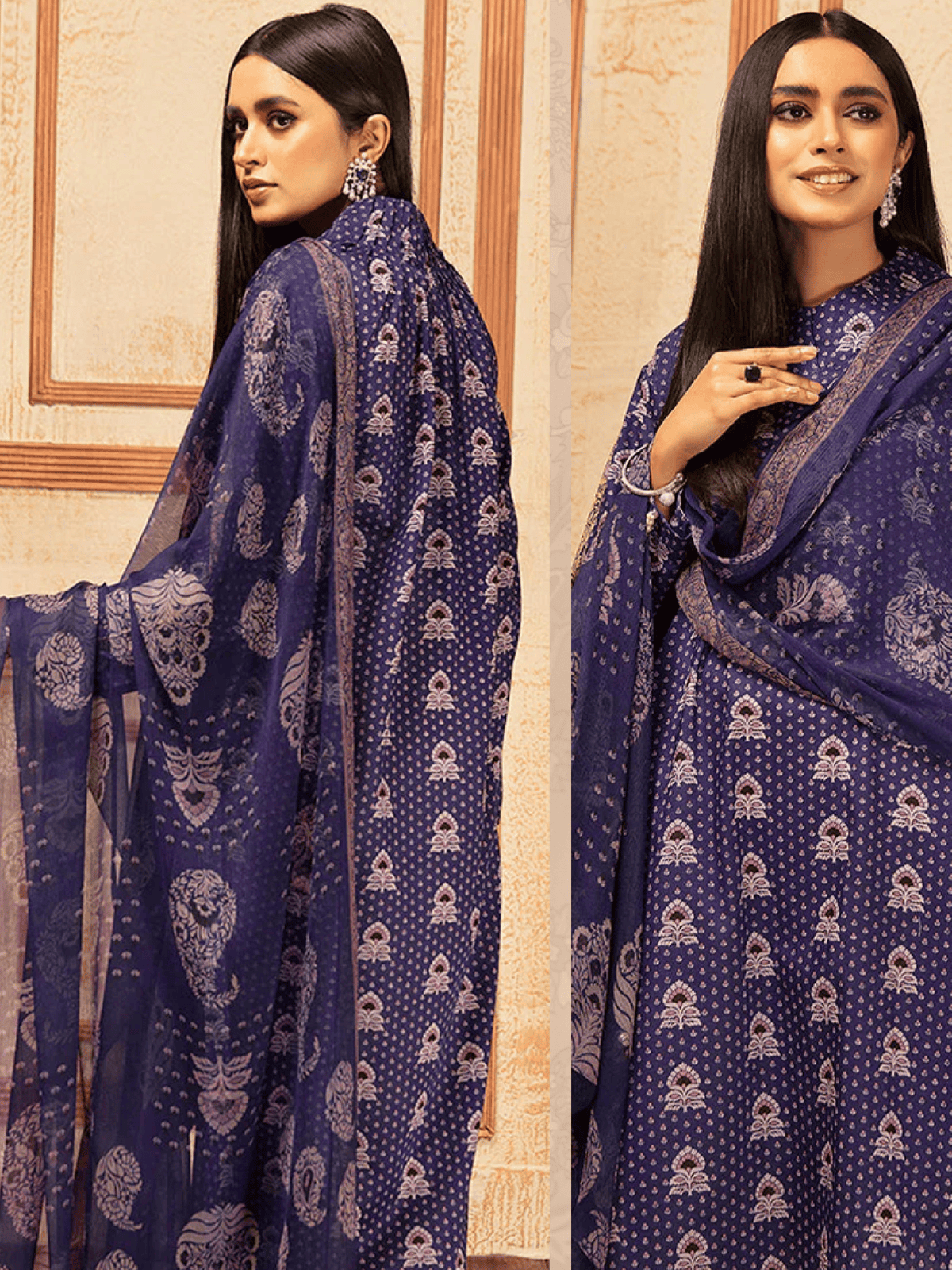 NISHAT 🌙EID COLLECTION (Eid sy pehly Eid) Nishat Vol.5 Printed Unstitched 3-PC Lawn Suit (LIMITED OFFER) - Image 2