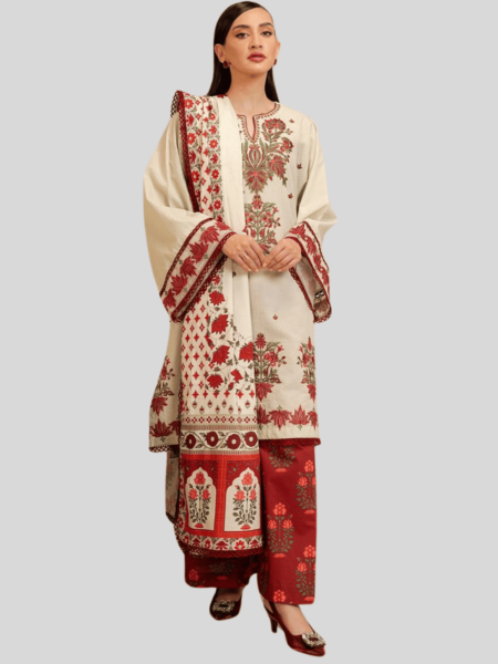 Zellbury 3-PC Digital Printed, Vol 4, Unstitched Lawn Suit, Last and Limited Stock