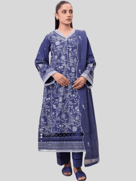 Zellbury 3-PC Digital Printed, Vol 4, Unstitched Lawn Suit, Last and Limited Stock