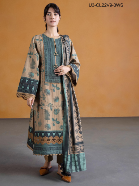 Sapphire Vol 3 Printed Unstitched 3-PC Lawn Suit