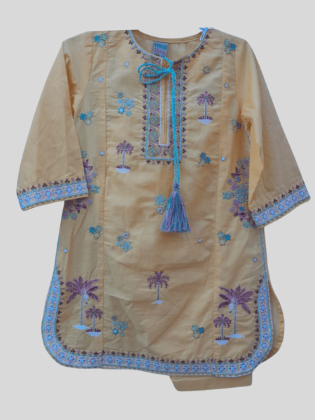 Baby’s Embroidered 2-Pc Suit