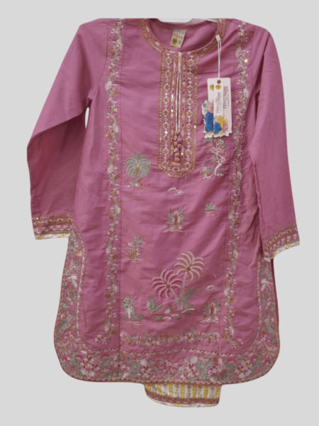 Baby’s Embroidered 3-Pc Suit