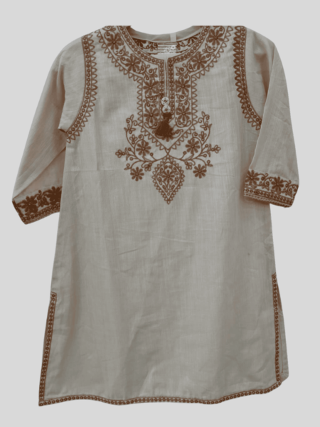 Baby's Embroidered 2-Pc Suit