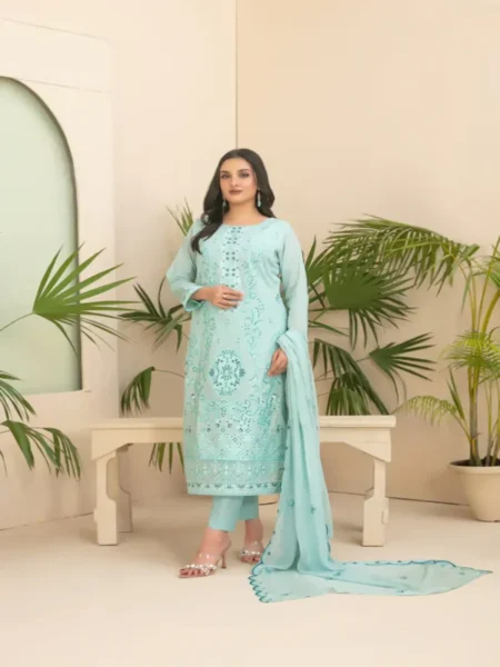 Mihrimha By Tawakkal 3-Piece Unstitched Ladies Suit